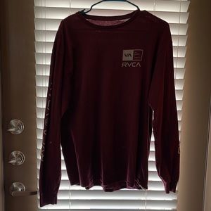 RVCA long sleeve tee. size Large